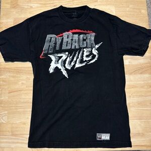 WWE Ryback Rules Unisex Short Sleeve Tee - Black with Red & White